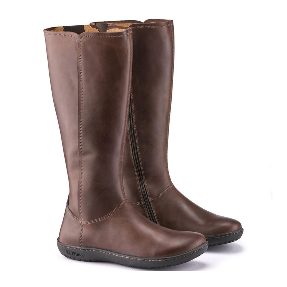 Birkenstock Farmington Leather Nubuck Tall Boots, Women’s Size 6 US / 36 EU